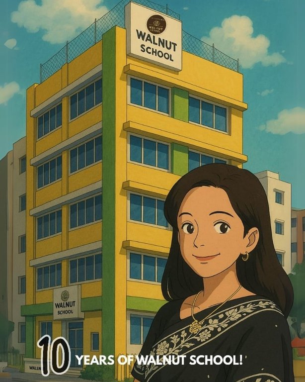 Ghibli-inspired artwork presentation
